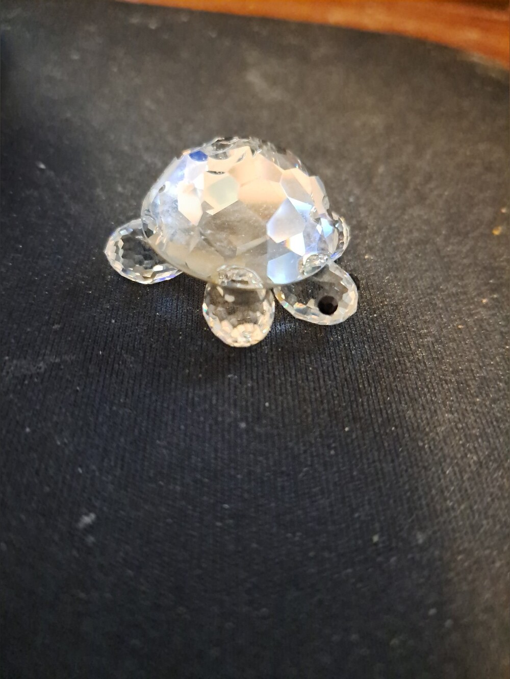 Vintage Swarovski Crystal Baby Turtle 7632 Excellent